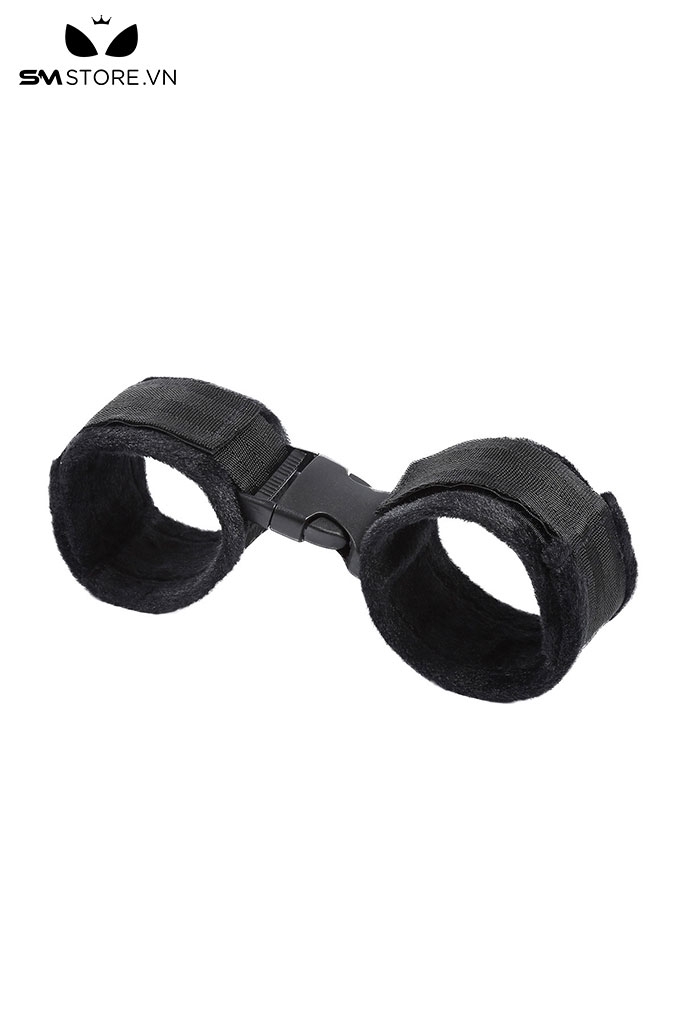 SMT4778 - Còng tay SM lót lông trong bằng khóa nhựa tự động dài 29,5cm