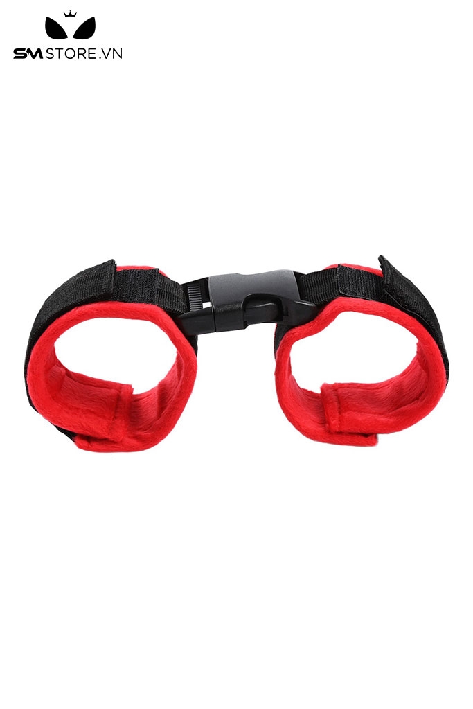 SMT4778 - Còng tay SM lót lông trong bằng khóa nhựa tự động dài 29,5cm