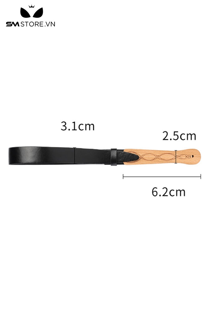 SMT4833 - Roi da tình yêu BDSM với đường vân uốn lượn và tay cầm gỗ