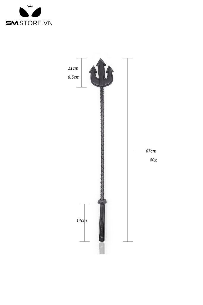 SMT4834 - Roi tình yêu bằng da thiết kế hình thánh giá dài 67cm