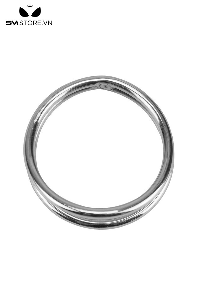 SMT4873 - Vòng đeo cu inox cao cấp dạng vòng trơn hở dễ dàng vệ sinh