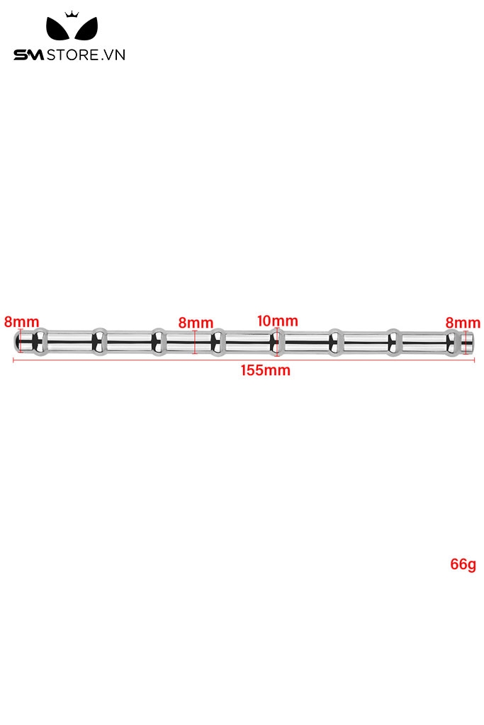 SMT4918 - Sounding inox thanh niệu đạo đầu bo tròn hình giọt nước