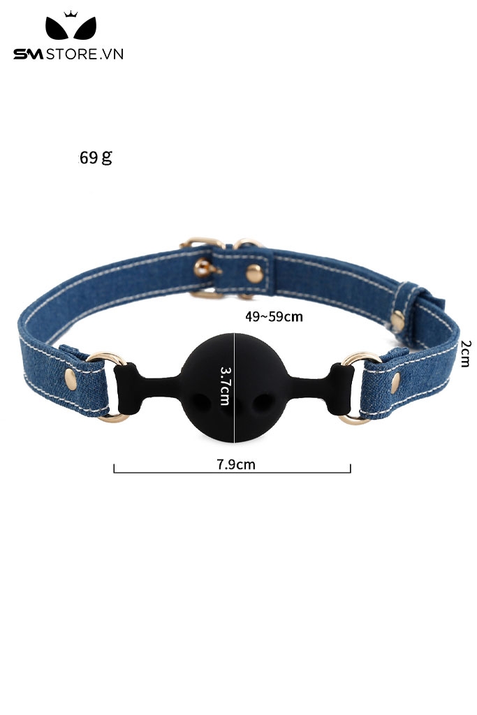 SMT4954 - Bộ 6 món cố định tư thế BDSM bằng vải da bò đính đinh tán