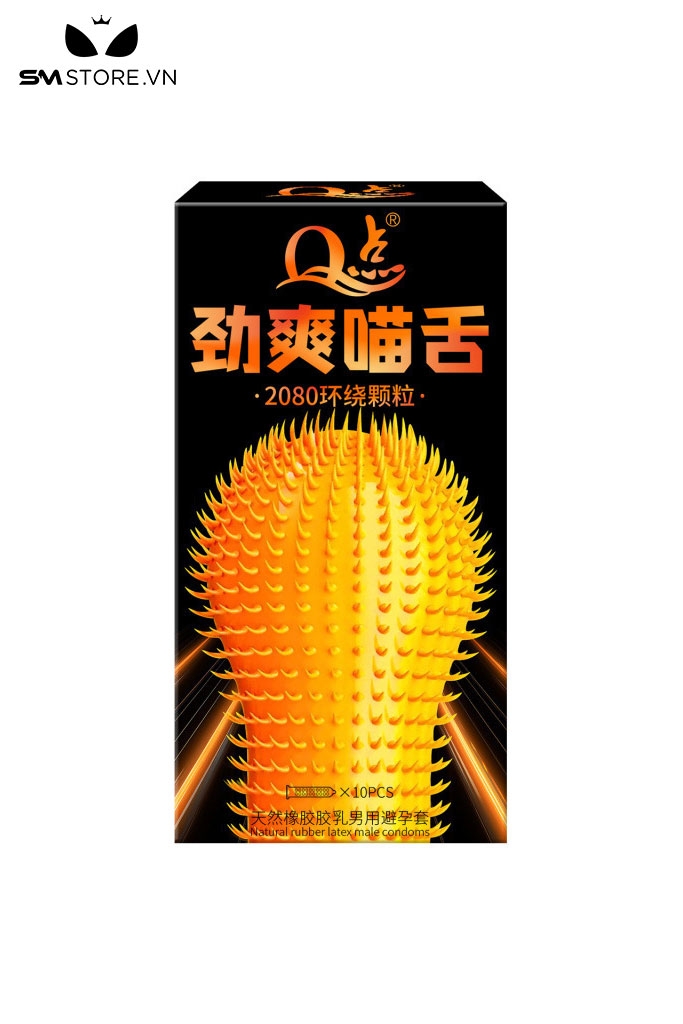SMT4977 - Bao cao su có gai vòng siêu kích thích với hộp 10 cái
