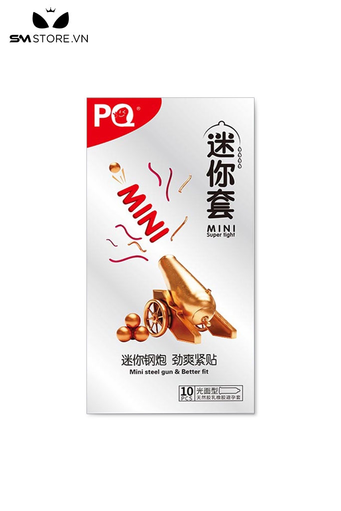 SMT4988 - Bao cao su size nhỏ thiết kế form vừa vặn tiện lợi hộp 10 cái