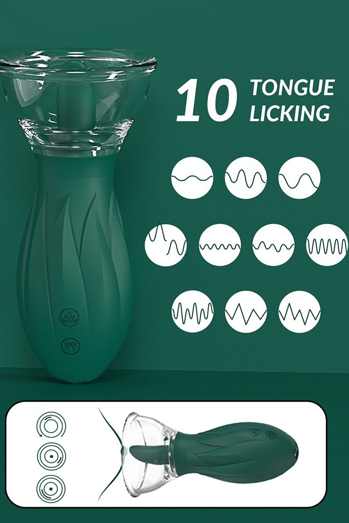 SMT5017 - Lưỡi rung hình búp lá có 10 chế độ sạc điện dài 16.6cm
