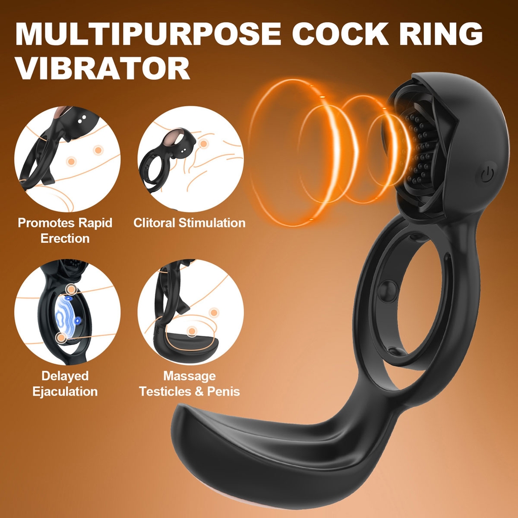 SMT5064 - Vòng rung tình yêu cao cấp với cấu trúc 2 vòng mix hoa hồng