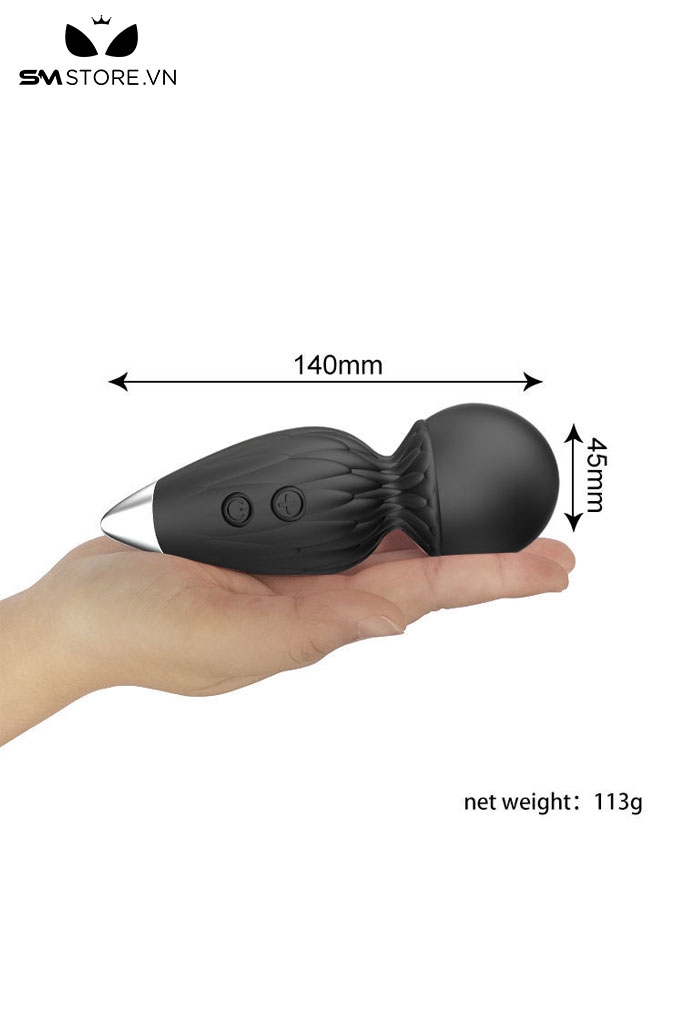 SMT5093 - Chày rung tình yêu mini silicon có 10 tần số và sạc điện