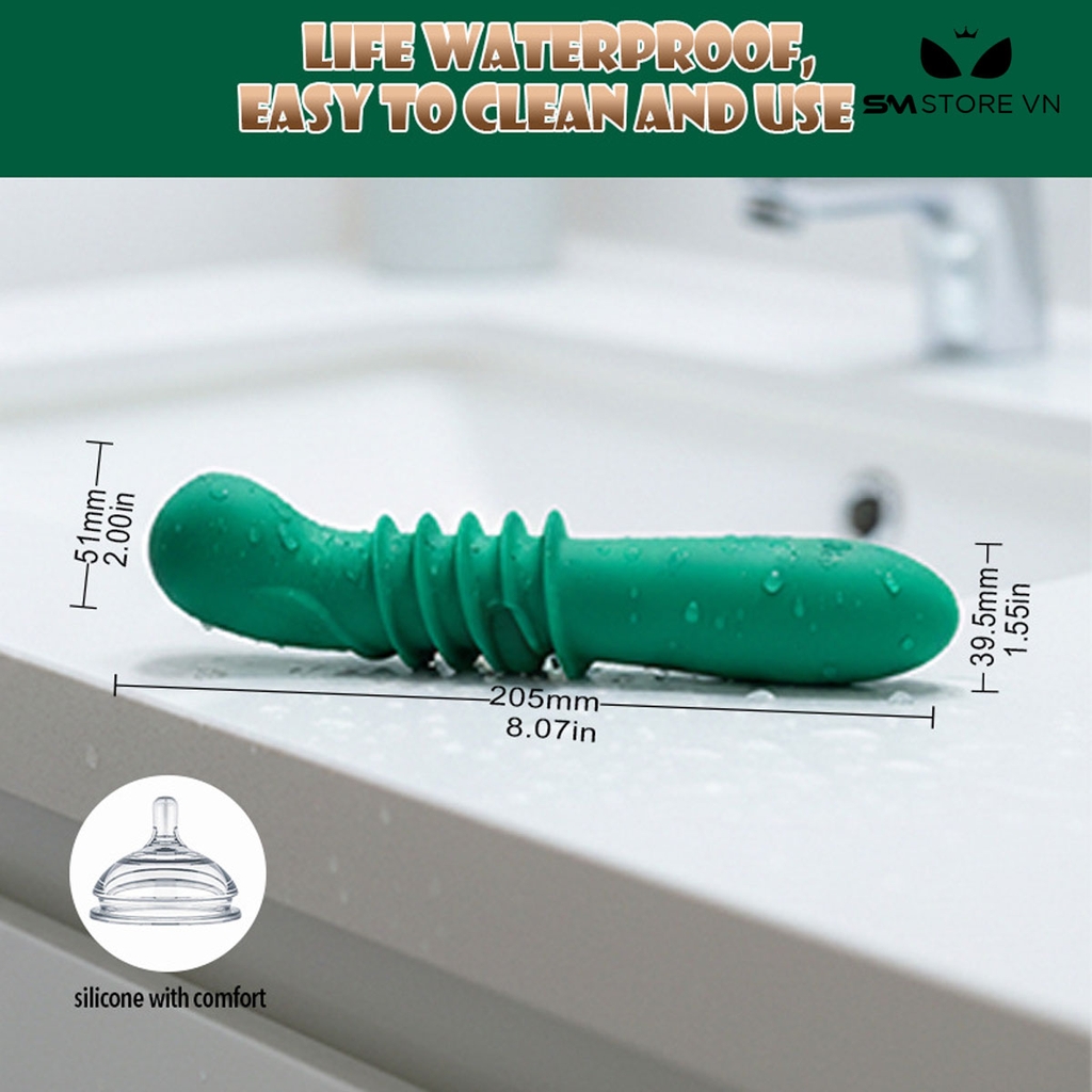 SMT5133 - Máy rung thiết kế lượn sóng phần đỉnh bo tròn có 7 chế độ