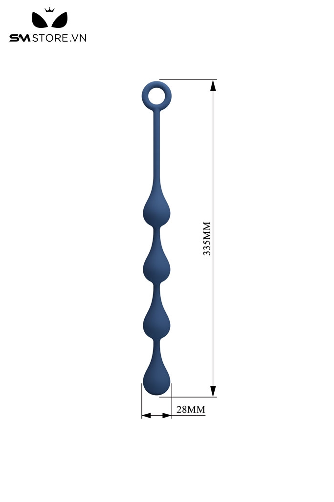SMT5172 - Anal beads Mr Play với chuỗi hạt nước nối liền nhau dài 335mm
