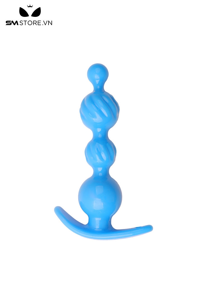 SMT5179 - Đồ chơi hậu môn anal beads với chuỗi 4 hạt và đế cong