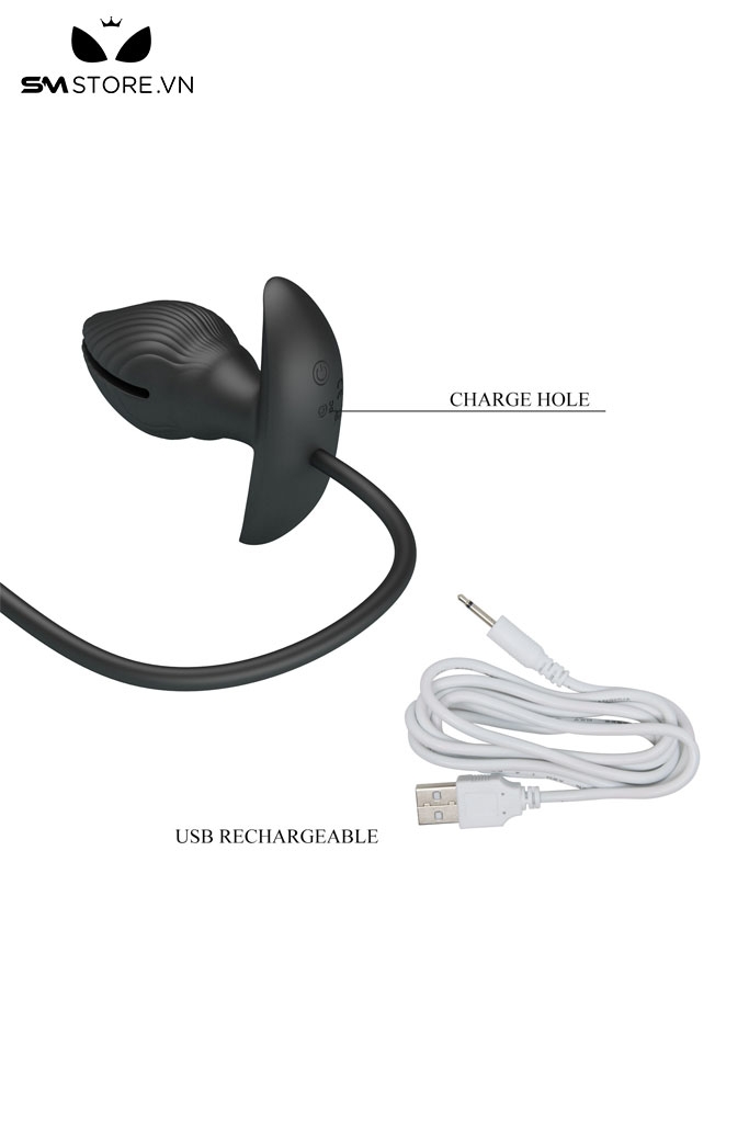 SMT5203 - Anal pump hình cánh hoa Pretty Love có 10 tần số rung