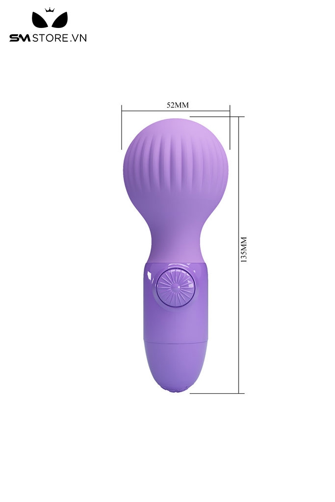 SMT5228 - Chày rung tình yêu Pretty Love mini với vân dọc dài 135mm