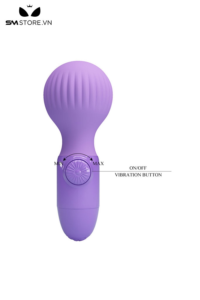 SMT5228 - Chày rung tình yêu Pretty Love mini với vân dọc dài 135mm
