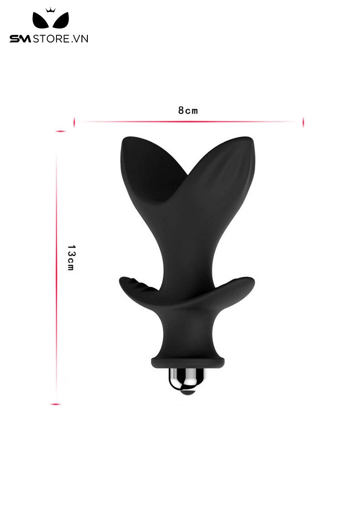 SMT5256 - Plug rung thiết kế hình cánh hoa dài 13cm chất liệu silicon