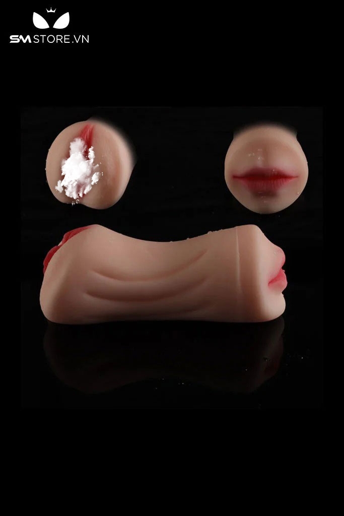 SMT983 - Âm đạo giả cho nam và miệng 2 đầu silicon dài 21cm