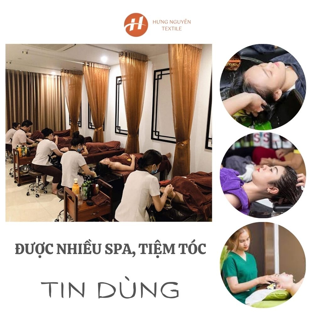 Khăn gội đầu spa