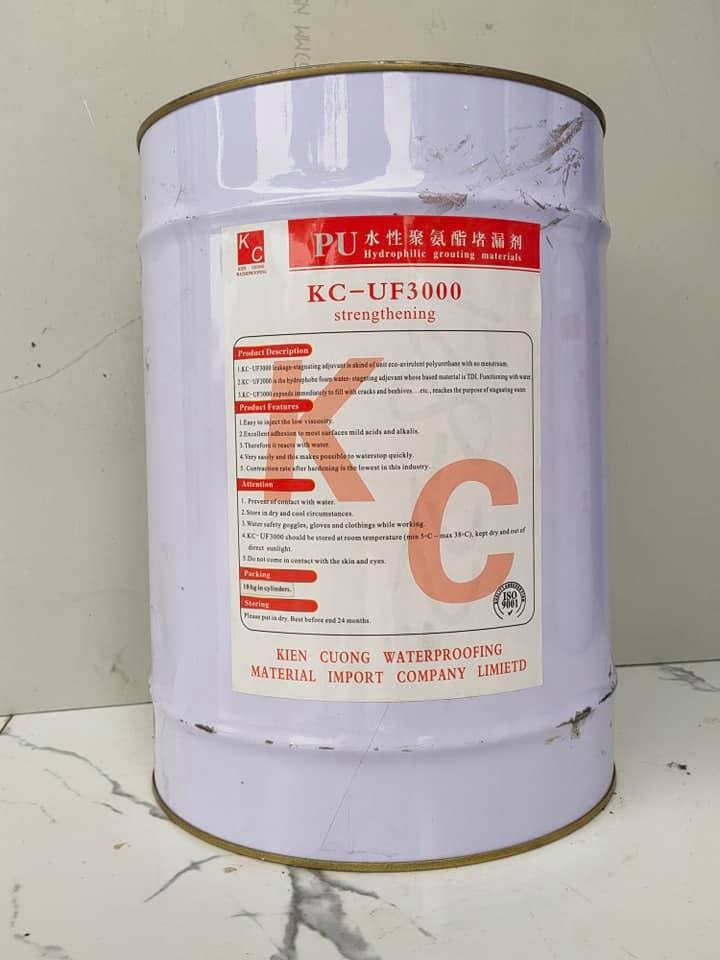 KC UF-3000 18kg - Keo PU foam nở chống thấm