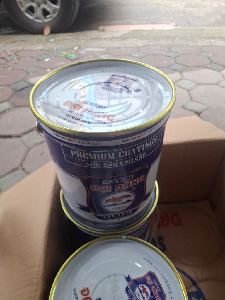 Sơn phủ Alkyd Đại Bàng 5Kg - Màu Đen De.01