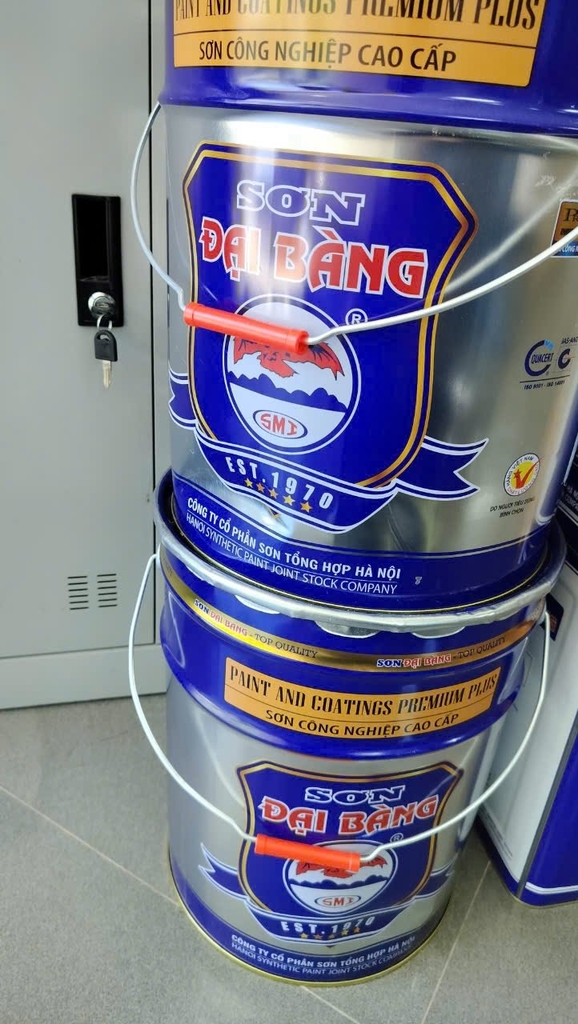AC Đại Bàng Trắng 20Kg - Sơn kẻ vạch, sơn giao thông gốc Acrylic mau khô màu Trắng