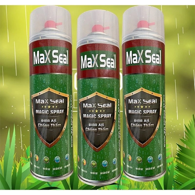 Bình xịt chống thấm đa năng Maxseal Magic Spray xử lý vết nứt chân chim, chống thấm dột - 750ml