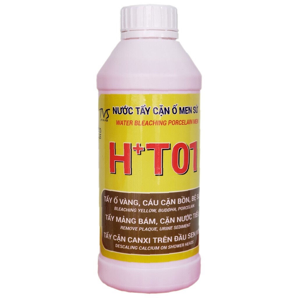 Tẩy trắng men sứ  H+T01 - Chai 500ml