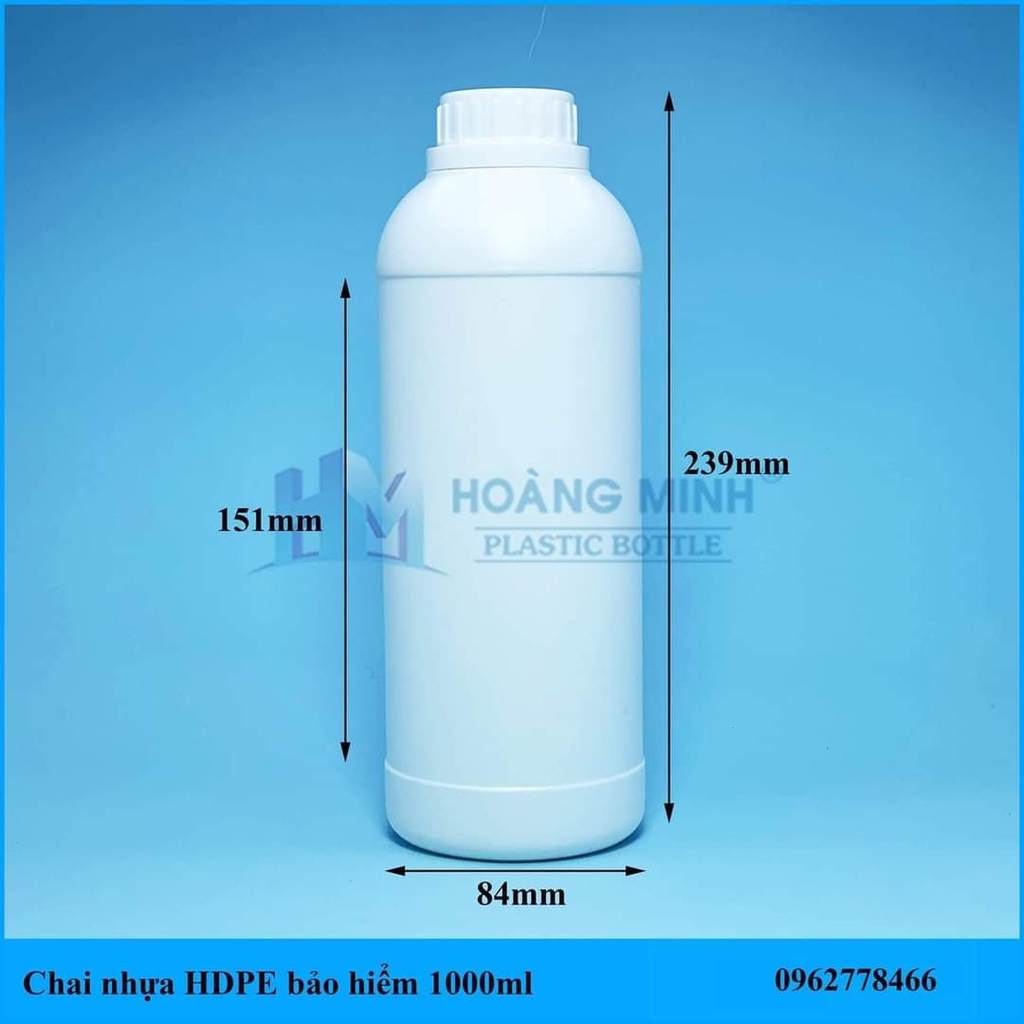 Chai nhựa HDPE 01 Lít