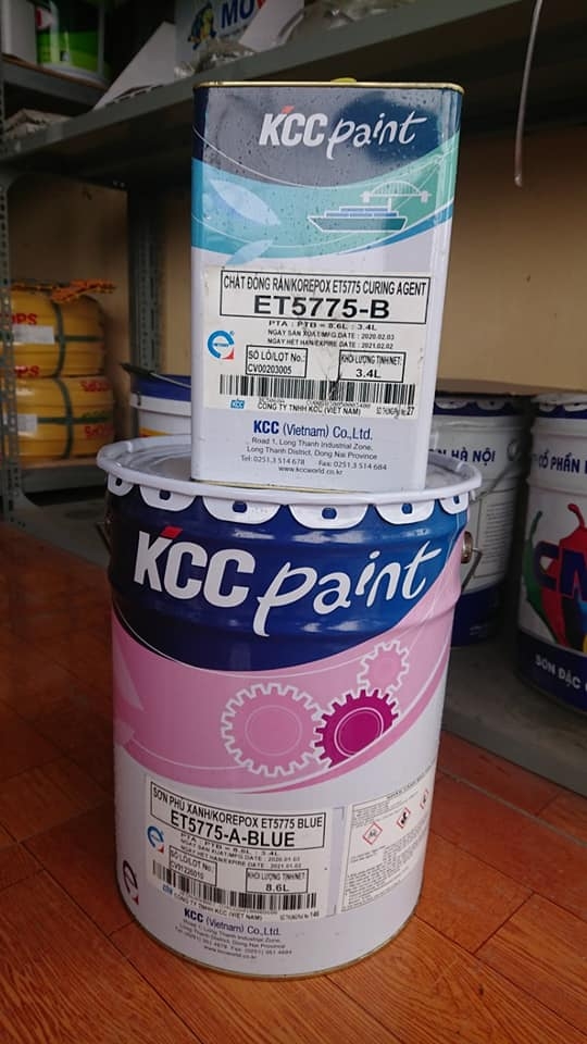 KCC KOREPOX ET5775 - Bộ 12L - Sơn hồ bơi, Bể nước sinh hoạt