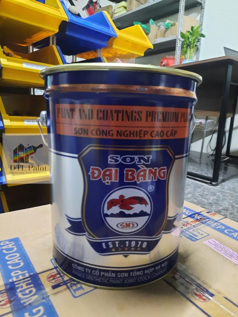 Sơn Giao Thông Acrylic Đại Bàng AC 2.5kg Màu Đỏ | Sơn Kẻ Vạch Nhà Xưởng, Bãi Đỗ Xe