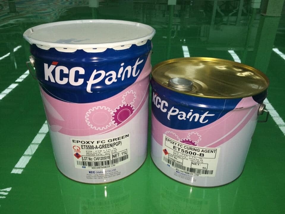 ET5500-A-Dark Grey - Lít - Sơn Epoxy tự san kháng Axit