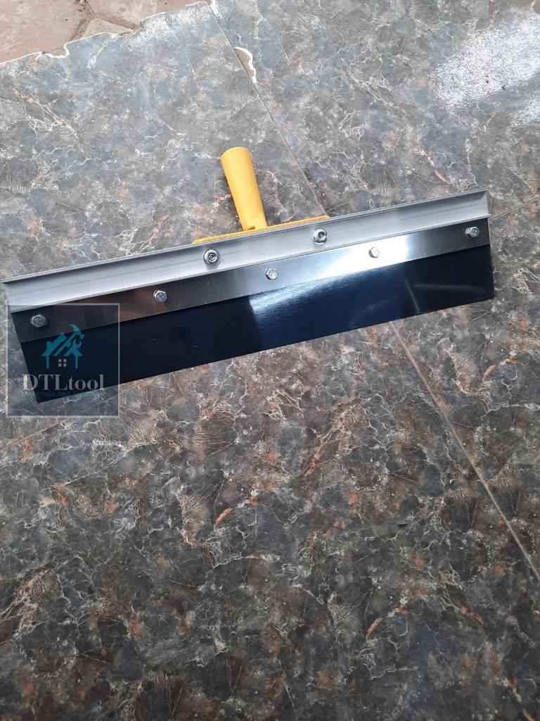 Bàn gạt phẳng sơn lưỡi thép 46cm (Không gồm cán - gậy) - Dụng cụ thi công gạt sơn Epoxy, Polyurethane, gạt vữa tự san phẳng. Xoay nhiều góc độ và thay được lưỡi dao dễ dàng