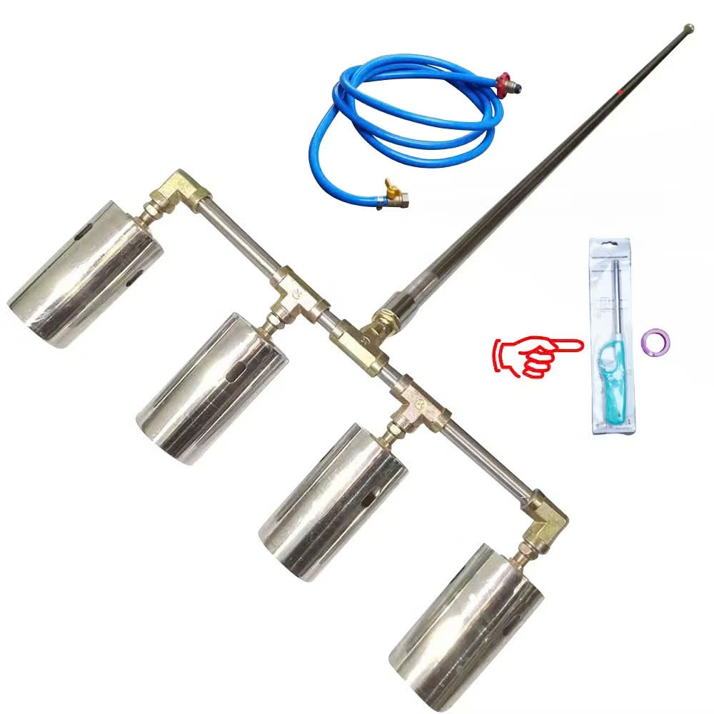 Bộ Khò Ga Công Nghiệp Cán Dài 5 Đầu Khò D50