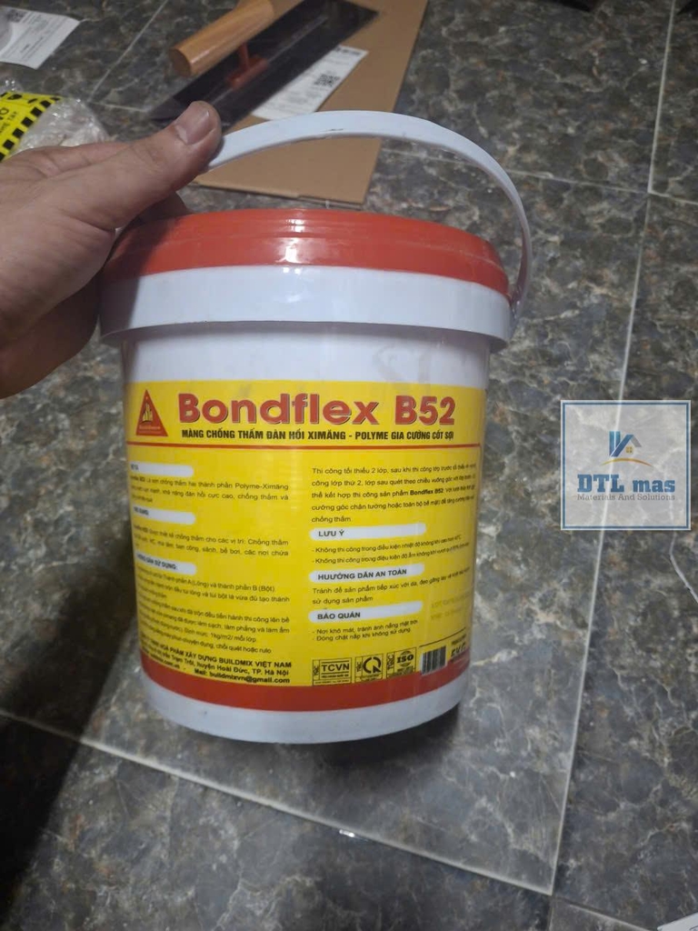 Buildmix BondFlex B52 - Thùng 5kg - Chống thấm 2 thành phần Xi măng ...