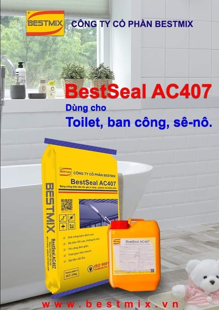BestSeal AC407 [20Kg] - Chống thấm Xi măng - Polymer