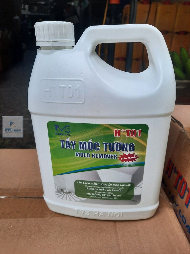 Chất tẩy nấm mốc HT 01 trên mọi bề mặt - Can 1.8Lít