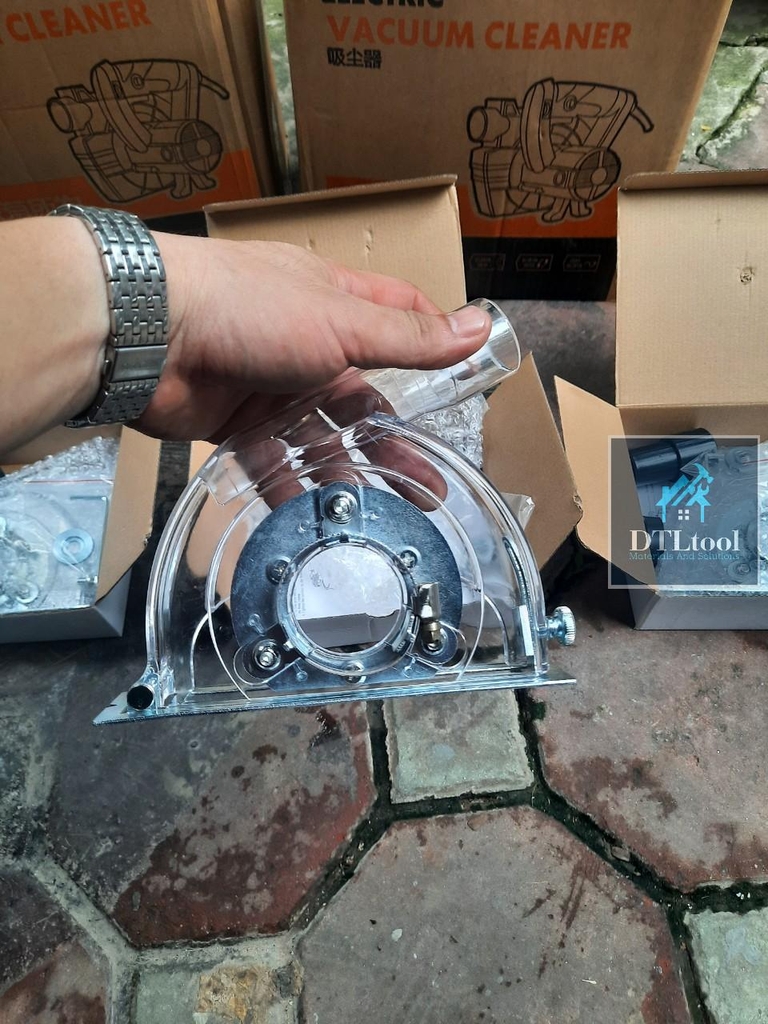 Hộp Bảo Vệ. Chụp Hút Bụi Máy Cắt Cầm Tay D125mm