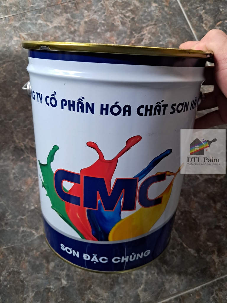 Sơn Giao Thông CMC Màu Đỏ 5Kg - Giải Pháp Kẻ Vạch Nhà Xưởng và Bãi Xe Bền Đẹp