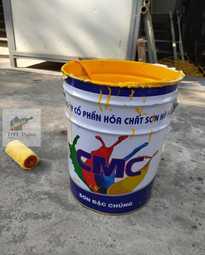 CMC AC Vàng 25kg - Sơn kẻ vạch, sơn giao thông gốc Acrylic mau khô màu Vàng