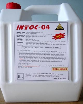 INTOC 04 - Can 5 lít - Chất chống thấm ngược hiệu quả