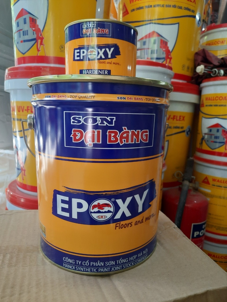 Đại Bàng - Sơn chống rỉ Màu Ghi G-954, gốc Epoxy - Bộ 5Kg