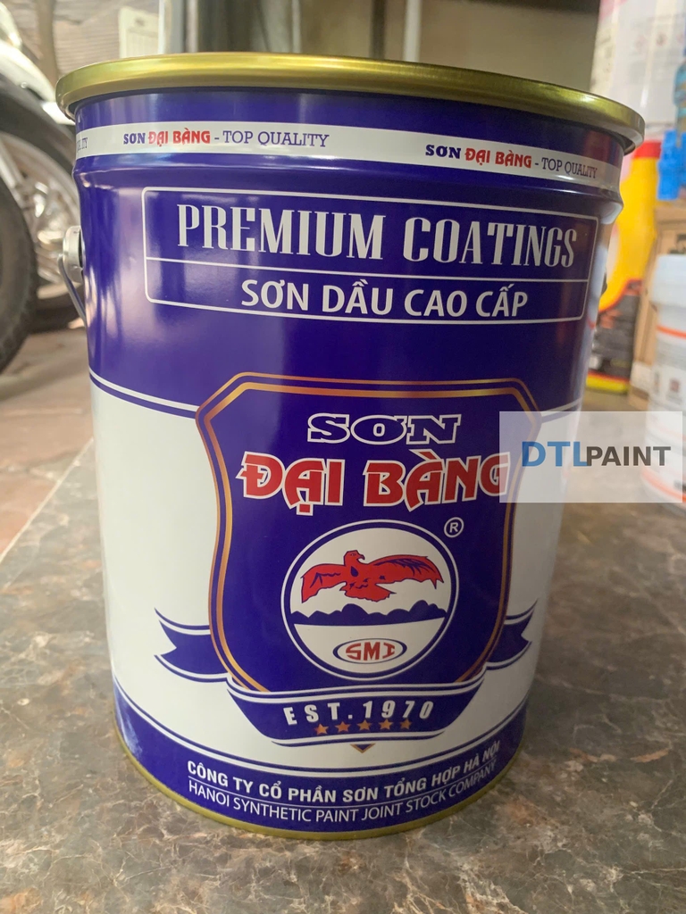 Sơn Phủ Alkyd Đại Bàng 5Kg – Màu Vàng V03