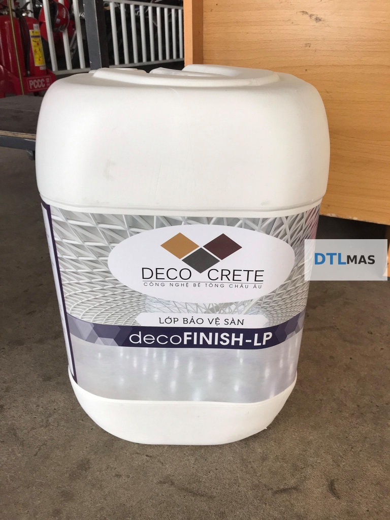 decoFINISH-LP Can 25Kg - Chất tăng bóng sàn bê tông, Seal đánh bóng sàn bê tông