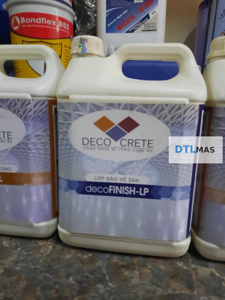 decoFINISH-LP Can 5Kg - Chất tăng bóng sàn bê tông, Seal đánh bóng sàn bê tông