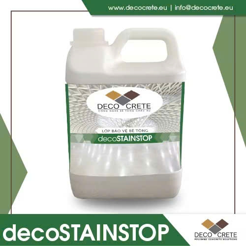 decoSTAINSTOP 5Kg -  Lớp màng bảo vệ có tính thẩm thấu và thoát khí cho bề mặt bê tông và đá tự nhiên