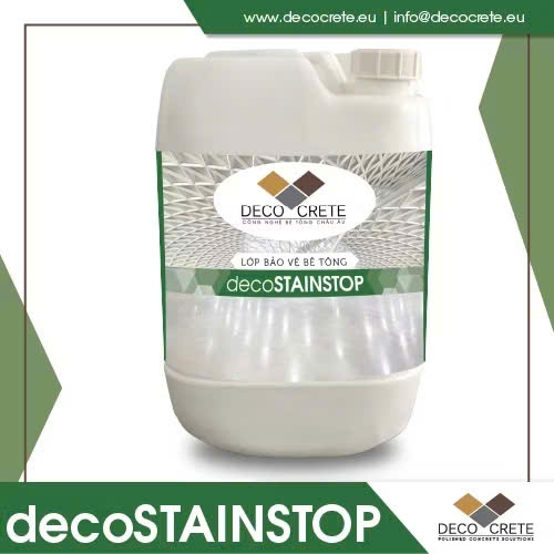 decoSTAINSTOP 25Kg -  Lớp màng bảo vệ có tính thẩm thấu và thoát khí cho bề mặt bê tông và đá tự nhiên
