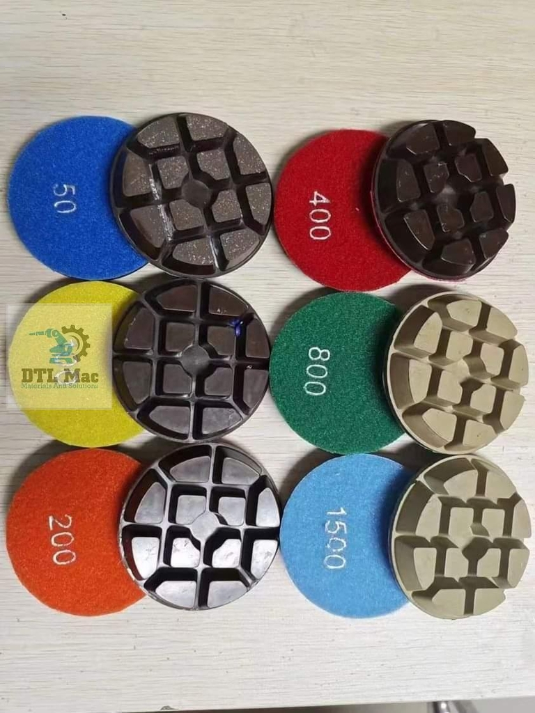 Đĩa Nhựa Mài Sàn 12mm SDTL - Phíp Mài Đánh Bóng Sàn Bê Tông, Sàn Đá. Lá Số Mài Sàn