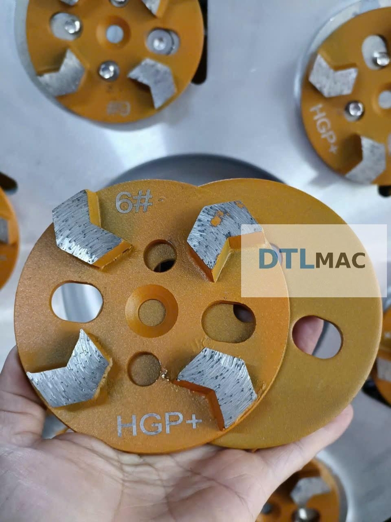 Đĩa Mài Bóc Sơn HGP+ #6 D100mm 4 Inch – Đá Mài Phá Sơn Epoxy, Bê Tông