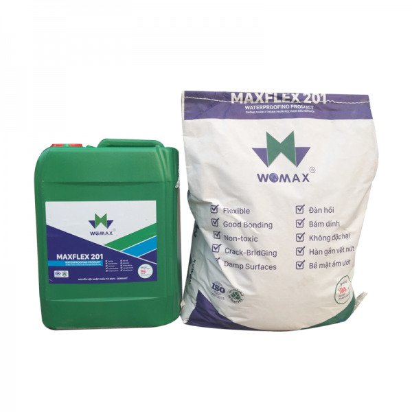 Maxflex 201 25kg - Chống thấm 2 thành phần Xi măng - Polymer