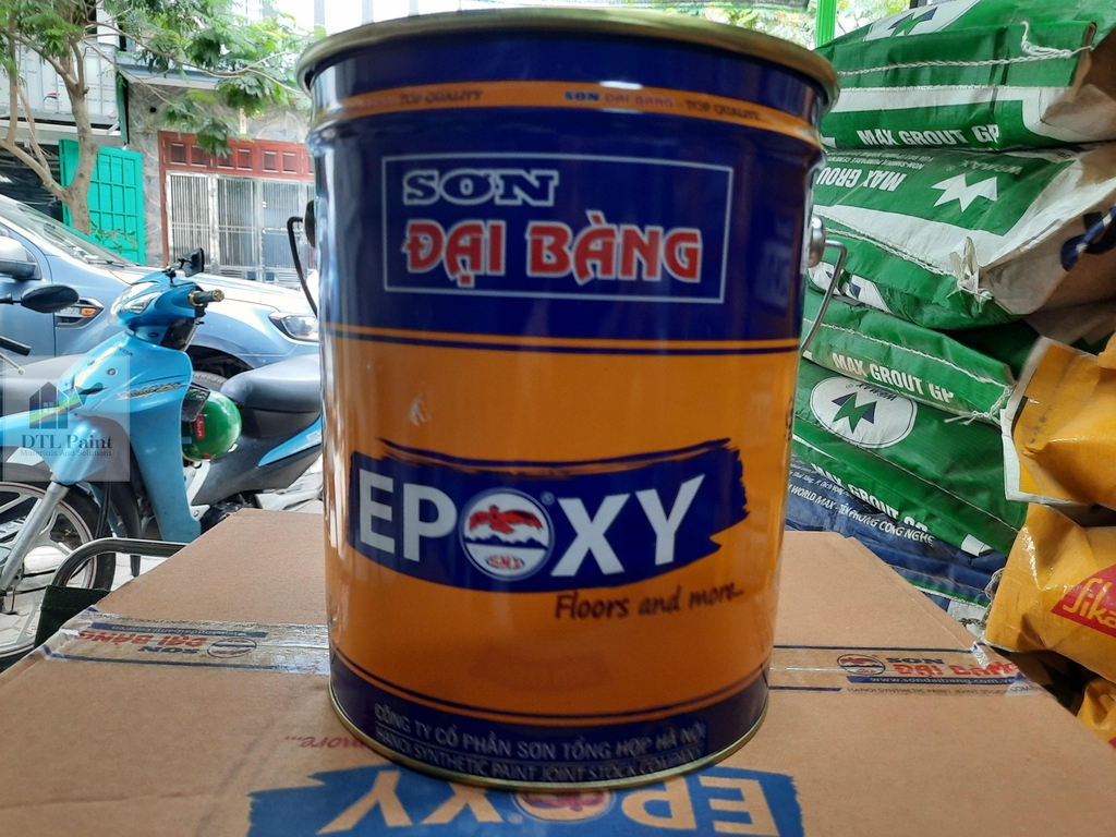 Đại Bàng XLC  V-01 Lon 4Kg - Sơn Phủ Epoxy Hệ Lăn - Màu Vàng