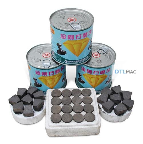 Hộp Đá Mài Kim Cương Tròn 16 Viên Xanh Nhạt DTL | Đá Mài Bê Tông, Bóc Sơn Epoxy Cho Máy Mài Sàn DMS 250/350